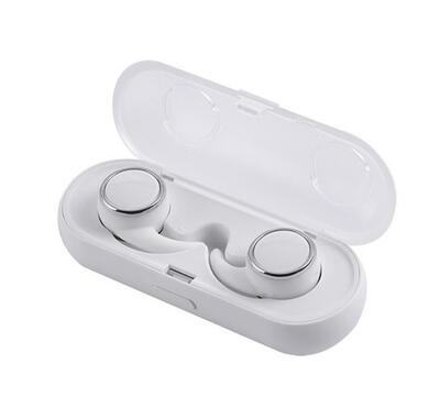 

Real беспроводная гарнитура TWS SM-160 Mini V4.1 Bluetooth беспроводная гарнитура для зарядки гарнитуры СЛУЧАЙ IPHONE и андроида
