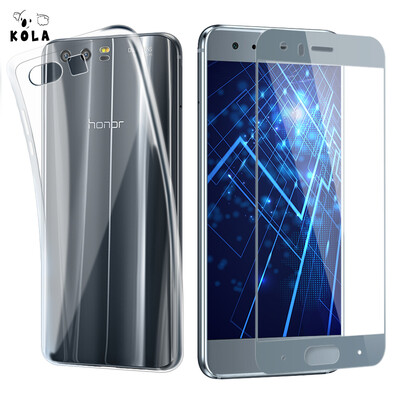 

Shell film set KOLA glory 9 tempered film full-screen cover mobile phone protective film transparent mobile phone case protective cover for glory 9 gray