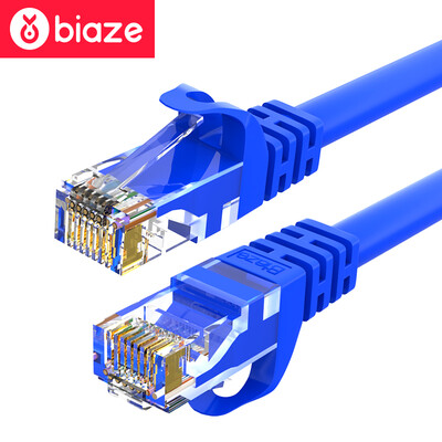 

BIAZE Category 5 Cable / Jumper 1 meter Project Grade Cat5 Cable / Jumper Engineering Cable High Speed ​​Internet Cable