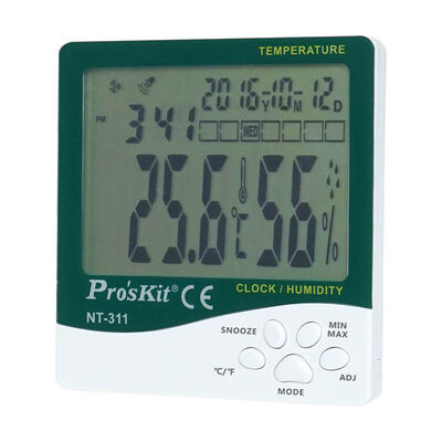 

Pro&39skit NT-311 digital thermometer&hygrometer digital display thermometer