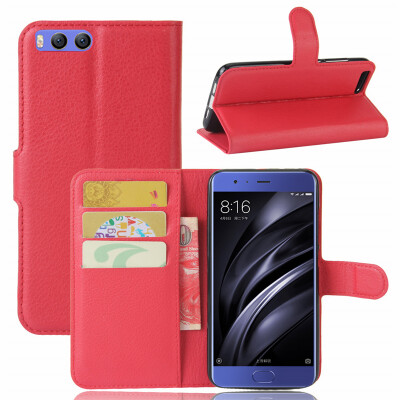 

GANGXUN Xiaomi Mi 6 Case High Quality PU Leather Flip Cover Kickstand Anti-shock Wallet Case for Xiaomi Mi 6