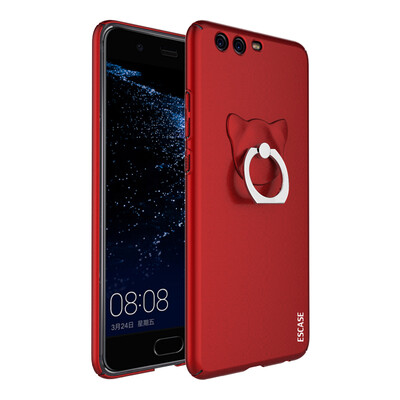 

ESCASE Huawei P10 Plus мобильный телефон оболочки мобильный телефон устанавливает Huawei Huawei P10 Plus телефон серии случаев краска все включено кожа чувствовать кожу чувствовать себя трудно отправить кольцо пряжки красный