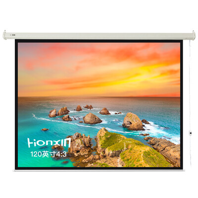 

HONXIN 120 дюймов 4: 3 экрана проектора экран проекционного экрана электрического экрана проектора проекционного экран ткань