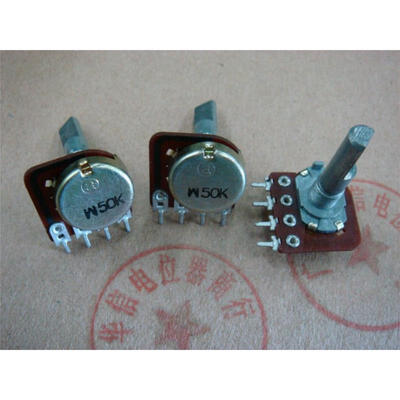 

Shaft length associated with a single tap of potentiometer W50K [ with step 41 points ] 25 half
