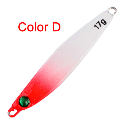 

1PC рыбалка Lure17g свинца рыбы нет крюк 5 цветов рыбалка приманки литья приманки рыболовные снасти