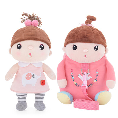 

(METOO) MT-002 драже пойти микрофон кролик кукла анти утерянные тяговый рюкзак мешок плеча плюшевые игрушки для детей (из двух частей)