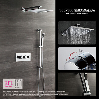 

HIDEEP современный дизайн настенный набор для душа смеситель для душа