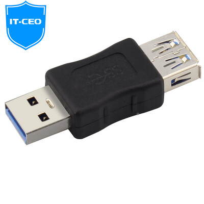 

IT-CEO V7US1 USB30 female to female adapter to extend the conversion head A mother to A mother down compatible USB20 support hot swap white