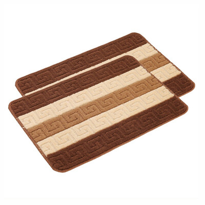 

Suarte 2 Pack Worsted terry non-slip mats mats ash door mat wear&stain resistant TPR covered bottom 4060cm