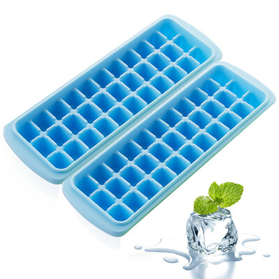 

Kleibi home creative ice lattice ice machine home ice box refrigerator ice maker DIY ice maker 33 grid ice lattice two loaded KLB1131 blue