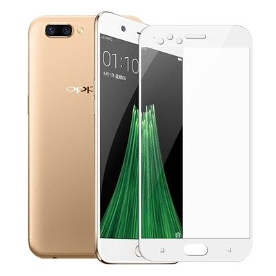 

Langke OPPO R11 Plus tempered film full-screen coverage of tempered film HD explosion-proof mobile phone protective film for OPPO R11 Plus (white