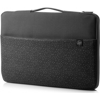 

HP hp 14 inch European&American fashion liner bag business computer plush shockproof wear protective cover black 1PD63AA