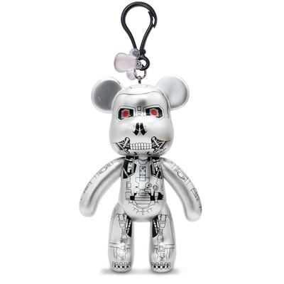 

Violent bear (POPOBE) 5-inch bear bear deduction creative anime cartoon characters pendant bag ornaments key pendant key chain small doll future warrior