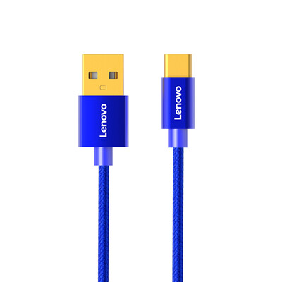 

Lenovo Lenovo TYPE-C 01 gem blue 1 m data line type-C adapter glory 8 Huawei p9 fast charge Meiz phone usb mobile phone charging line
