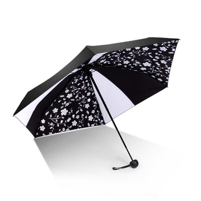 

iRain Umbnella Sunscreen Pocket Umbrella Ultra Light Umbrella Folding UV Umbrella Umbrella Umbrella Parasol 5 Folding Umbrella Umbrella Elegance Floral