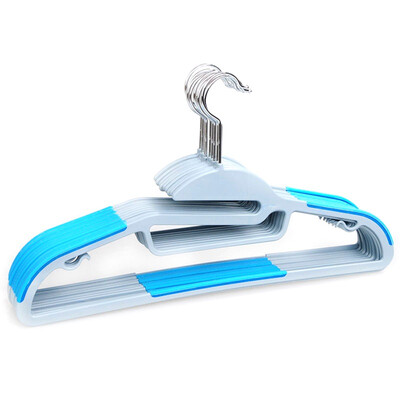 

[Супермаркет] Jingdong Лиз мокрой и сухой скольжения вешалка магии розовый тонкий срез 16 многофункциональных пластиковых висит одежду, чтобы высушить