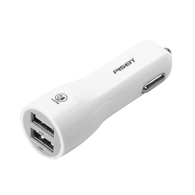 

PISEN (PISEN) Dual USB многофункциональный автомобиль зарядное устройство Pingguobai телефон / планшет / мобильный зарядное устройство / Dual USB разъем / порт с прикуривателя (без кабеля)