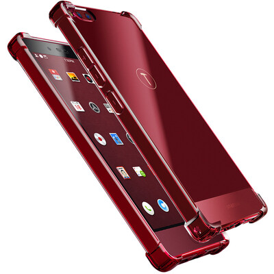 

Pizza hammer nuts pro phone shell nuts all-inclusive four corners thickening drop protection shell rock series through red