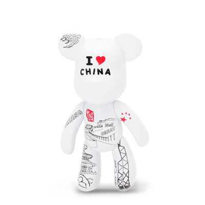 

Violent Bear (POPOBE) 5-inch bear Aberdeen creative cartoon characters decorated ornaments ornaments puzzle toys doll doll style