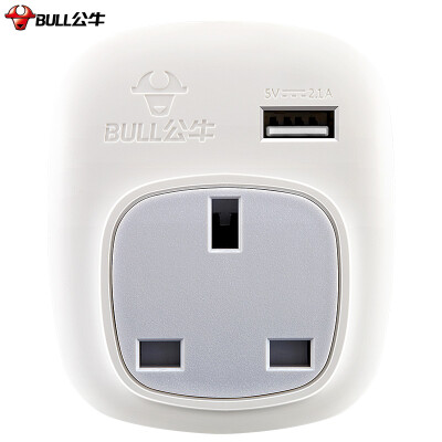 

Bull (BULL) GN-911E British standard to GB power converter socket / conversion plug for foreign use (UK, Hong Kong, Singapore, Maldives, India, etc.) with USB interface