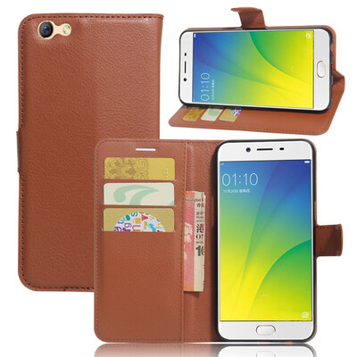 

GANGXUN OPPO F3 Case High Quality PU Leather Flip Cover Kickstand Anti-shock Wallet Case for OPPO A77