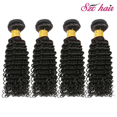 

Brazilian Deep Wave 4 Bundles Deep Wave Virgin Hair 8A Unprocessed Human Hair Virgin Brazilian Curly HairBrazilian Virgin Hair