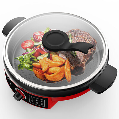 

Lilly (Liven) Цветная многофункциональная сковорода JG-J3501 (керамическое глазуровочное покрытие)