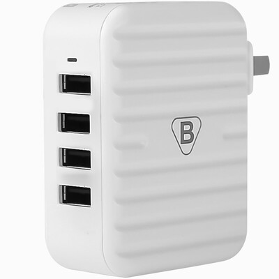 

BIAZE мобильный телефон планшетный зарядное устройство / штекер 5V / 6A многофункциональный 4-портовый USB для Apple / Samsung / просо / Huawei / Meizu / glory / OPPO M3