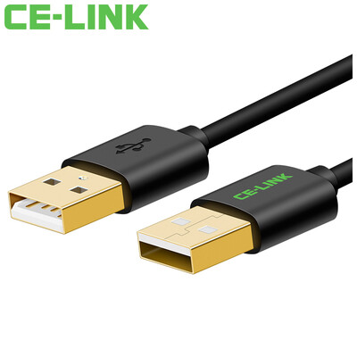 

CE-LINK USB-кабель для передачи данных 2.0 открытый для общественности 1,5-метровый мобильный телефон с жестким диском высокоскоростной передачи данных кабель для ноутбука радиатор автомобиля MP3-кабель черный A2496