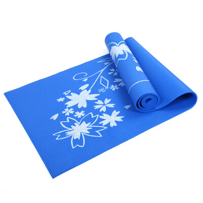 

Kai speed PVC printing 173 61cm non-slip waterproof fitness yoga mat 4MM blue