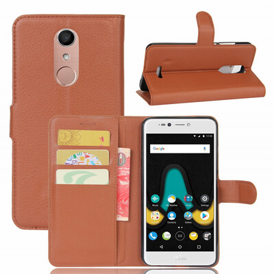 

GANGXUN Wiko uPulse Lite Чехол из высококачественной кожи PU с флип-чехлом Kickstand Anti-shock Кошелек для Wiko uPulse Lite