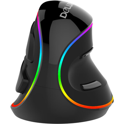 

Красочная (Delux) M618Plus вертикальной проводной мышь мыши RGB вертикальный яркий офис