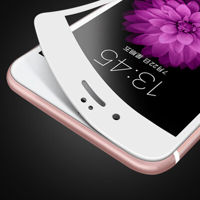 

Three-piece-3D anti-blue full-screen Smorss Apple 7 tempered film full-screen coverage iPhone7 tempered film 3D carbon fiber soft side HD mobile phone protective film white