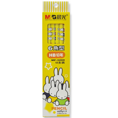 

Утренний свет (M & G) Miffy 12 загружен HB желтой ручкой с карандашом MF3200