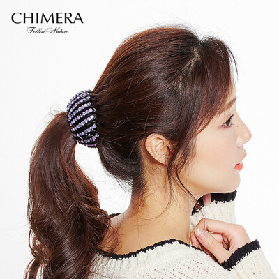 

Chimera (CHIMERA) hair ornaments headdress flying full drill ball head hair hair hairpin card purple