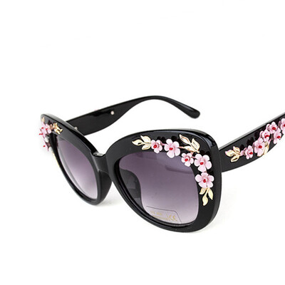 

Carved sunglasses fashion big frame sunglasses carved as gift for women