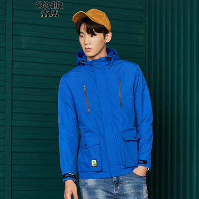 

Semir (Semir) модели куртки мужские падения 2017 года мужская с капюшоном куртки корейской волны вскользь куртки 13316091006 китайский синий L
