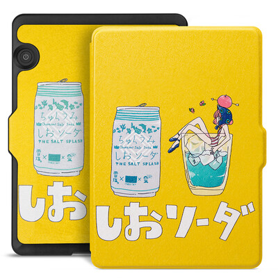 

Pottery fit Kindle 1499 version of the protective cover / shell Kindle Voyage sailing dedicated painted sleep sleeves carbonated girl