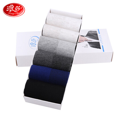 

Jingdong Supermarket Langsha socks 6 pairs of men&socks socks cotton sports socks shallow mouth stealth socks mixed color