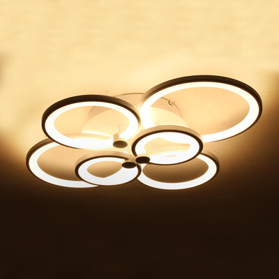 

Lorraine ROLin Living Room Bedroom Light LED Ceiling Light Creative Ceiling Lamp Remote Control Promise Diversion Modern Simple Light 104W 8366