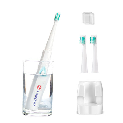 

Yandi YANDY EB01A clean soft sound wave electric toothbrush EU certified body waterproof radio charging with brush head x2