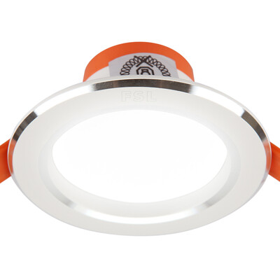 

Foshan Lighting (FSL) LED Downlight Ceiling Light Anti-fog Light 3W2.5 inch dimming color white jade edge