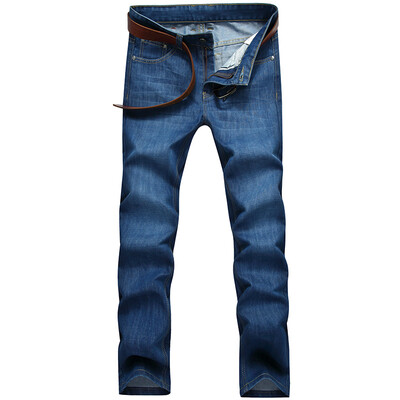 

Battlefield Jeep джинсы мужские комфорт случайные прямые джинсы мужские модели простой сплошной цвет светло-голубые брюки 17036Z858 32