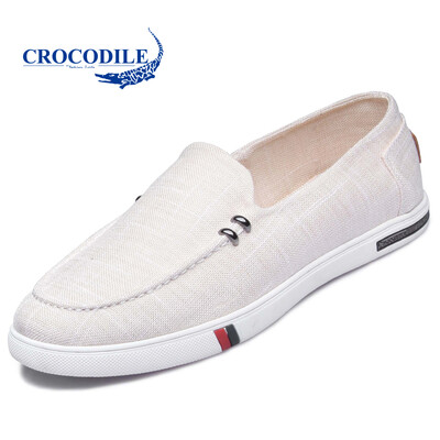 

Крокодил CROCODILE мужская повседневная обувь холст обувь педаль ленивые туфли обувь обувь дышащая низкая помощь доски обувь ноги ноги плоские туфли B58L61387 почва желтый 41 ярдов