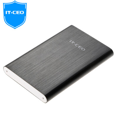 

IT-CEO IT-720 USB3.0 мобильный жесткий диск жесткий диск жесткий диск жесткого диска жесткий диск для 2,5-дюймового жесткого диска SATA / SSD твердотельный жесткий диск алюминиевый сплав черный