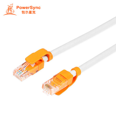 

(PowerSync) CLN6GAR9020 Cat6 super six network cable round two-color anti-swing gigaemei color 2 meters