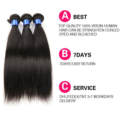 

Cheap Brazilian Virgin Hair Straight 3 Bundles 8A Grade Unprocessed Virgin Hair Bundle Deals Brazillian Straight Hair