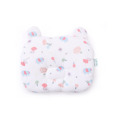 

Cotton Age PurCotton infants&young children cotton padding shaping pillow 20x26cm 1 blue elephant bear ears