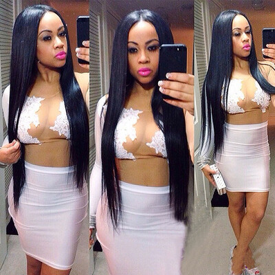 

7A Brazilian Virgin Hair Straight 4 Bundle Deals Brazilian Hair Weave Bundles 100 Human Hair Weave 1B Brazilian Straight Hair