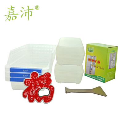 

Jia Pei FR-08B refrigerator practical accessories 8 sets of storage basket 3 egg box 2 defrost shovel 1 nano crystal 1 refrigerator 1 color random